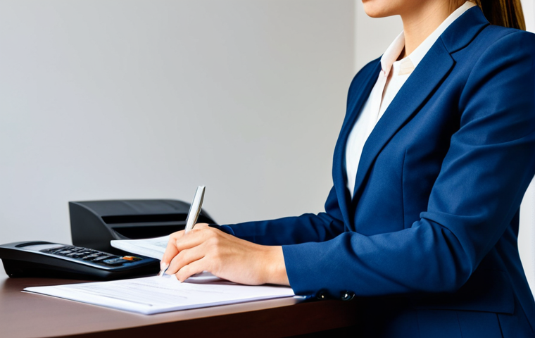 Legal Professional at Work**
A professional female lawyer in a modest navy blue business suit, working at a clean desk in a bright, modern law office, reviewing documents, fully clothed, appropriate attire, safe for work, perfect anatomy, natural proportions, professional, high quality, well-formed hands, proper finger count, natural body proportions.
**