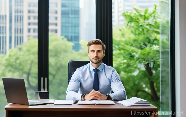 변호사로 일하며 주의해야 할 점 - **Prompt: Lawyer Embracing AI for Legal Practice**
    "A poised female lawyer, in her early 40s, wi...