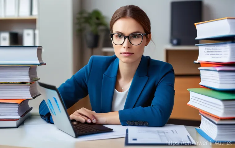 변호사 실기 준비를 위한 과목별 전략 - **"MPT Treasure Map":** A diverse female legal professional, in her late 20s or early 30s, dressed i...