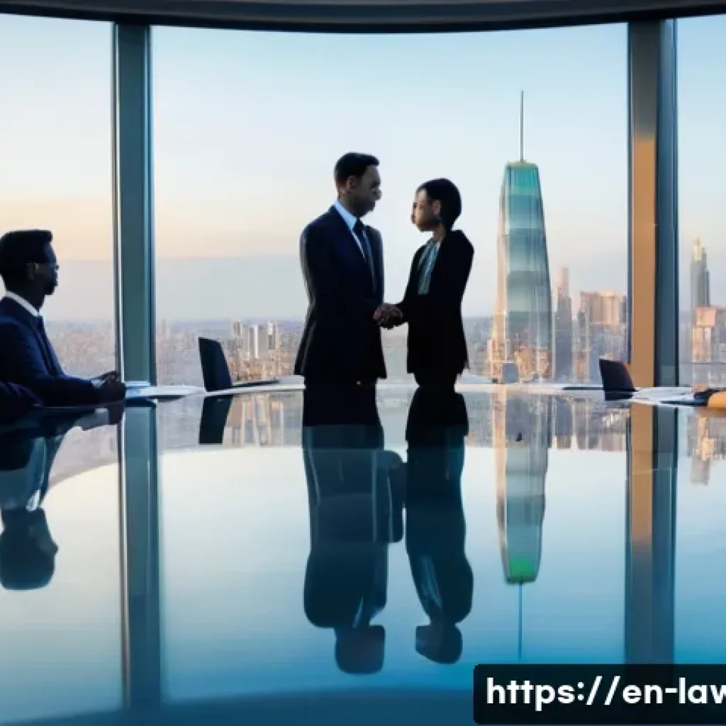 법률 변호사로서의 글로벌 진출 사례 - A group of diverse legal professionals, including men and women of various ethnicities and ages, dre...